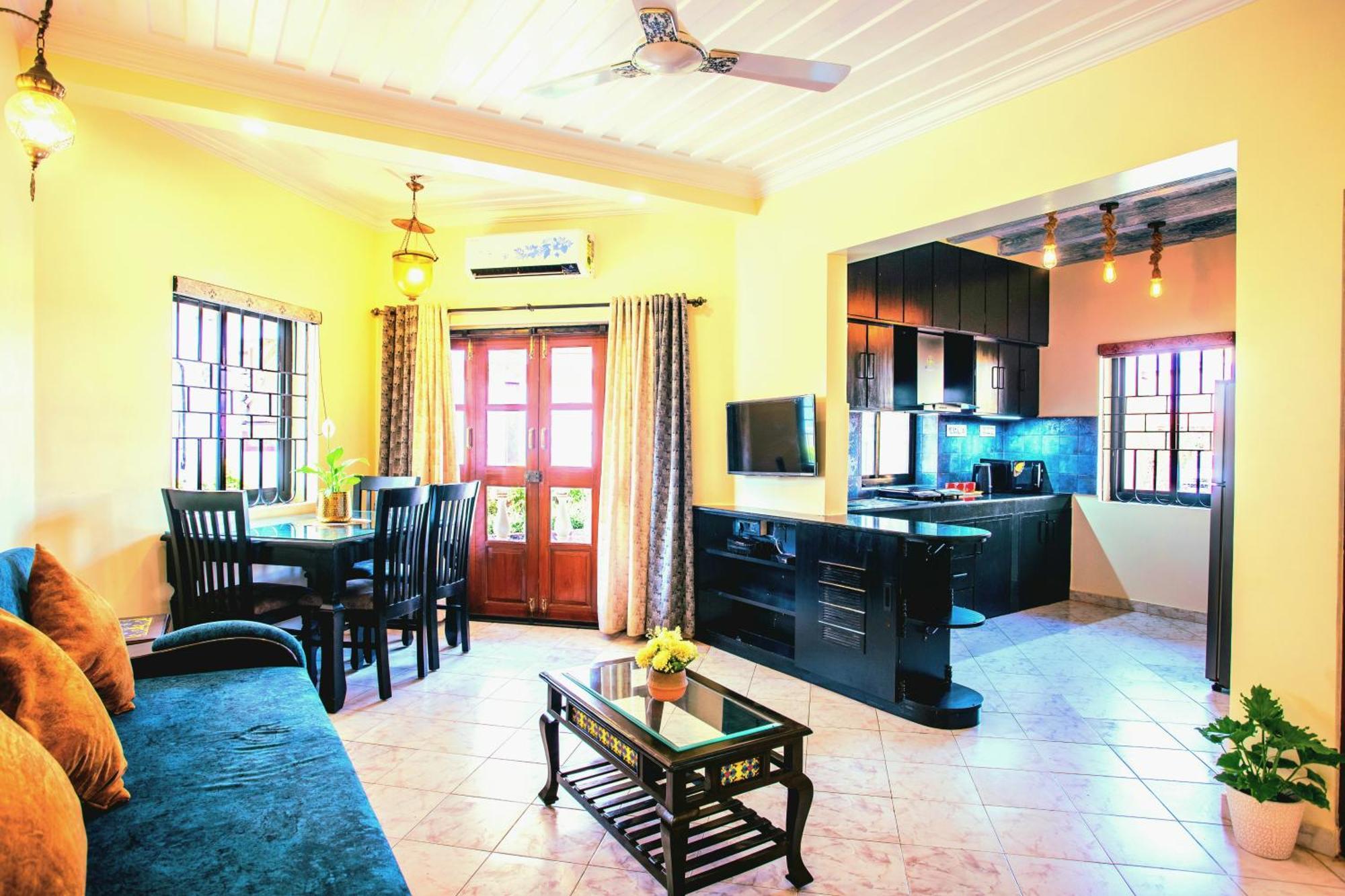 'Golden Sea Pearl' 1 Bhk Beach Apartment Benaulim Extérieur photo